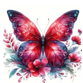 Diamond Painting Schmetterling